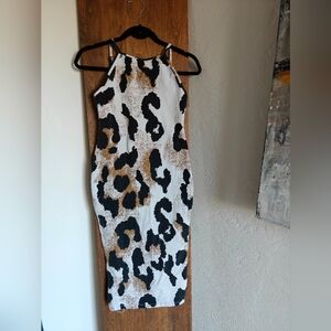 Manners London Nata in White Leopard M